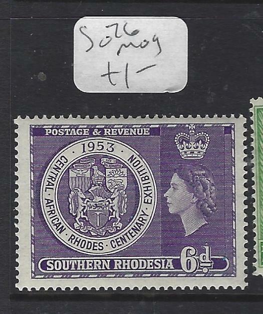 SOUTHERN RHODESIA   (PP1801B)   QEII  RHODES  SG 76   MOG