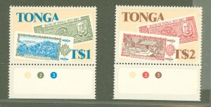 Tonga #549-550 Mint (NH) Single (Complete Set)