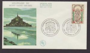 France 1156 Saint Michael 1966 U/A FDC