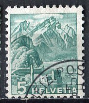 Switzerland 1936: Sc. # 228; O/Used Single Stamp