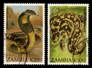 Zambia #640-641 used