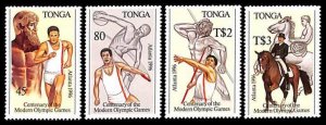 Tonga 1996, Modern olympics 4v