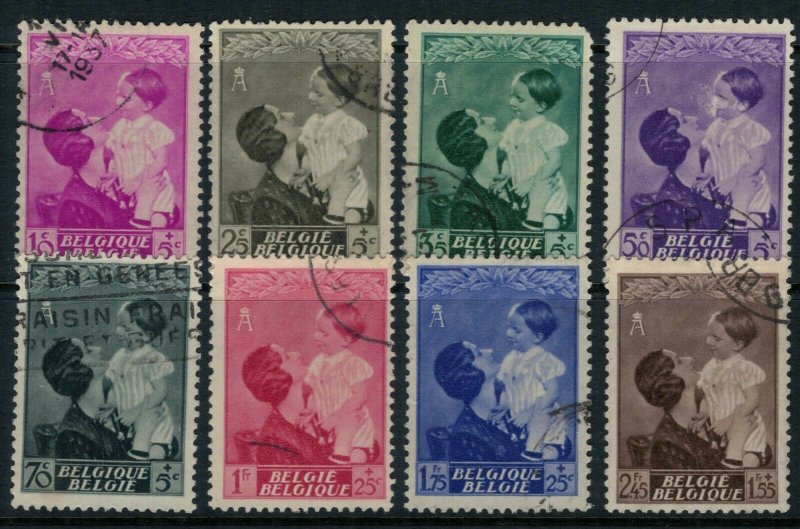 Belgium #B189-96 CV $12.95 used semi-postal complete set