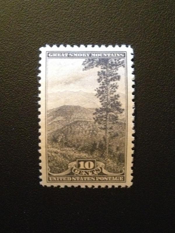 Scott #749 Great Smokey Mountains 1934, MINT, VF, NH, OG