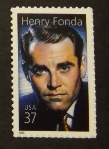 #3911 37c Henry Fonda, 2005, MNH, (1203)