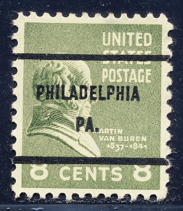 Philadelphia PA, 813-61 Bureau Precancel, 8¢ Van Buren