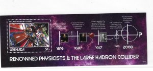 Grenada 2011 Hardon Collider Physicists Sheet MNH C6