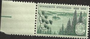 # 1106 MINT NEVER HINGED MINNESOTA STATEHOOD