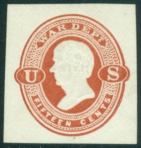 EDW1949SELL : USA 1873 Scott #UO27 Very Fine, Mint. Catalog $160.00.