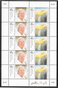 Australia #1719-1720a   Ledgenssheet of10  (MNH) CV $11.25