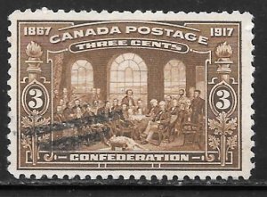 Canada 135: 3c The Fathers of the Confederation, used, F-VF