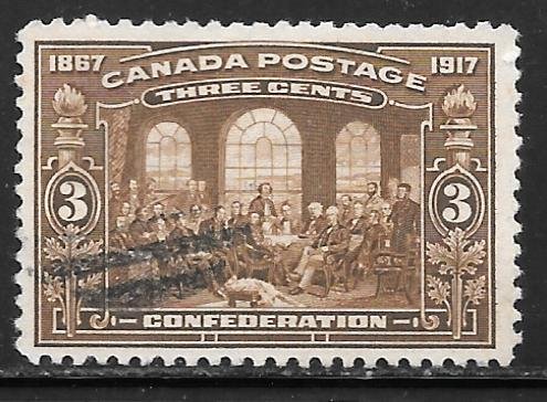 Canada 135: 3c The Fathers of the Confederation, used, F-VF