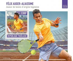 Togo Sports 2020 MNH Felix Auger-Aliassime Togolese Tennis Player People 1v S/S