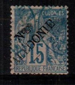 New Caledonia Scott 25 Used (thin) - Catalog Value $60.00