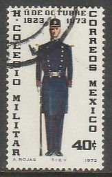 MEXICO 1051, 40¢ Sesquicentennial Military College Used. (1279)