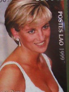 ​LAOS-1999 FAMOUS-PEOPLE'S QUEEN- LADY DIANA MNH S/S VERY FINE REMEMBER ALWAYS