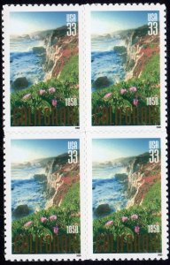 Scott #3438 California Block of 4 Stamps - MNH