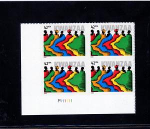 US  4373  Kwanzaa 42c - Plate Block of 4 - MNH - 2008 - P111111  LL