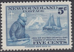 Newfoundland - #252 Sir Wilfred Grenfell - MNH