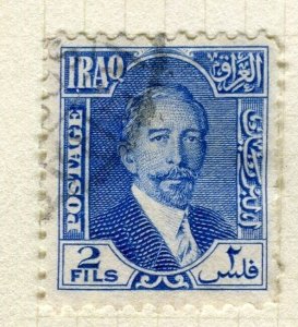 IRAQ; 1932 early Faisal new currency issue fine used Shade of 2f. value