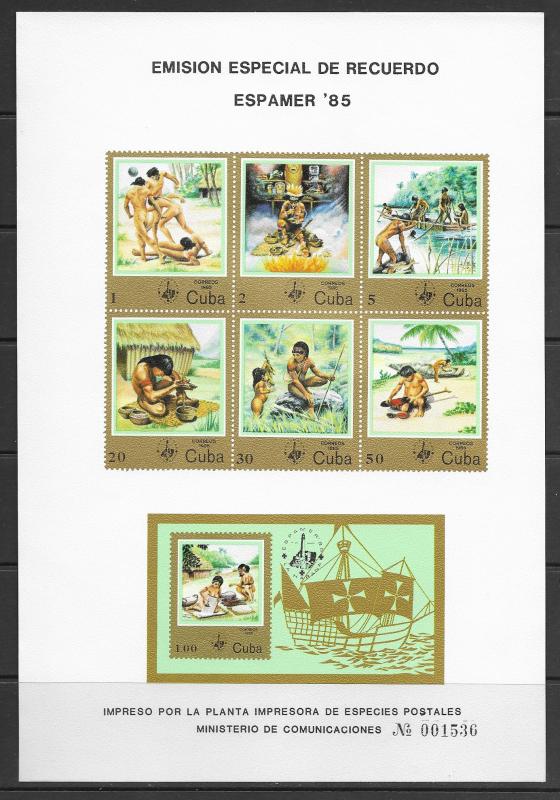 Cuba 2779a imperf S/S vf MNH. 2018 CV $80.00