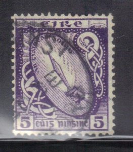 IRELAND SC# 72 **USED**  1922-23  5p     SEE SCAN