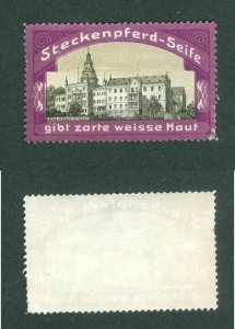 Germany. Poster Stamp. MNG. Steckenpferd-Soap. Gives Delicate White Skin