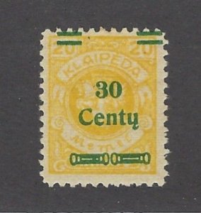 MEMEL #N102 MINT, VF, H