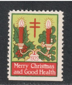 1925 Red Cross Christmas Seal - I Combine S/H