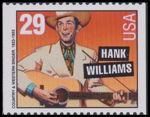 US 2775 Country & Western Music Hank Williams 29c single MNH 1993