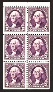 U.S. #720b MINT Glazed & Damaged Gum  