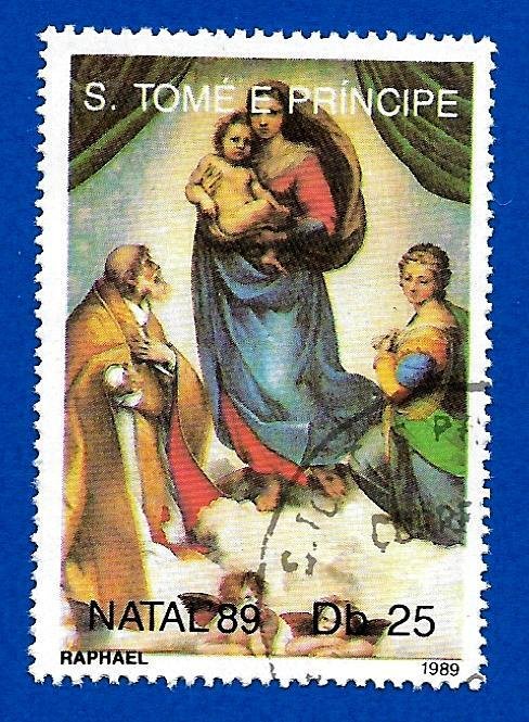 St. Thomas and Prince Islands 1989 - U - Scott #810 *