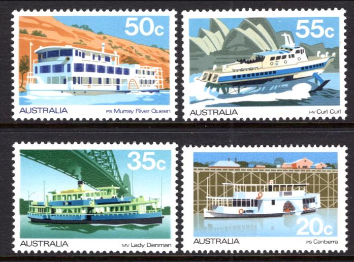 Australia 696-699 River Boats MNH VF