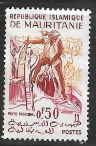 Mauritania 119: 50c Pastoral Well, unused, NG, F-VF