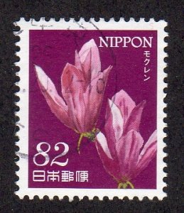 Japan 3668 - Used - 82y Magnolia (Flowers) (2014) (cv $1.25)