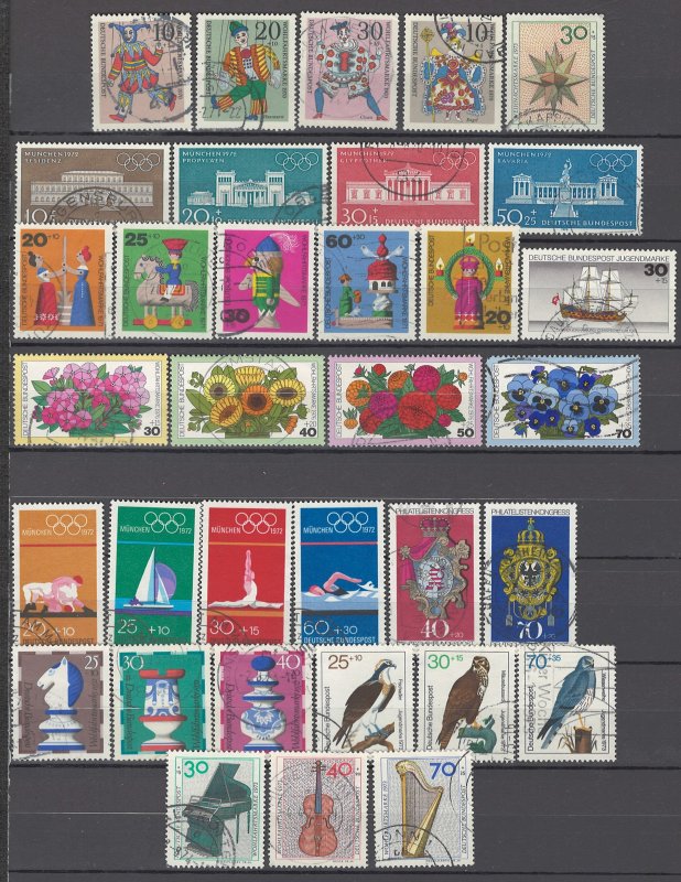 COLLECTION LOT OF # 869 GERMANY 34 SEMI POSTAL 1970+ CV+$20