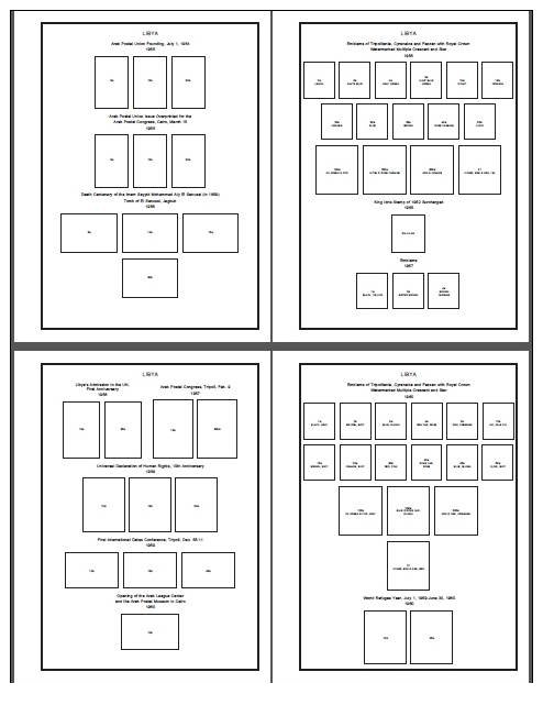 LIBYA STAMP ALBUM PAGES 1912-2011 (370 PDF digital pages)