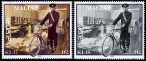 HERRICKSTAMP MALTA Sc.# 1338-39 Europa 2008 The Letter