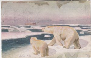 NORWAY - POLAR CRUISE - POLHAVET 23-02-1926  POSTAL CARD - Very rare and HV