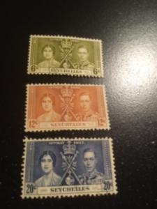 Seychelles sc 122-124 u comp set