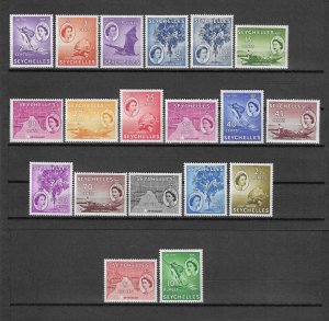 SEYCHELLES 1954/61 MNH Cat £95