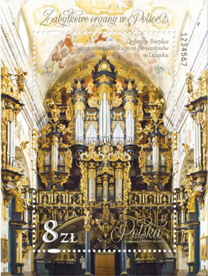 Poland 2023 MNH Stamps Souvenir Sheet Historic Organs in Poland Music Instrument