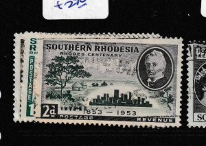 Southern Rhodesia SG 71-3 VFU (5ggv)