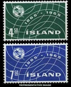 Iceland Scott 370-371 Mint never hinged.