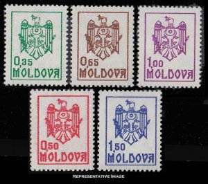 Moldova Scott 26-30 Mint never hinged.