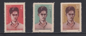 North Vietnam   357-59   unused, hinged   cat  $8.00