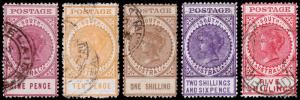 South Australia Scott 139-142 (1904-07) Used F-VF, CV $131.25 M