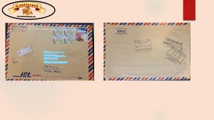 O) INDONESIA, FLOWERS, ORCHIDS, FROM JAKARTA TO MEXICO, JET, REGISTERED AIRMAIL,