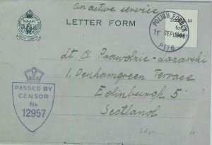 95334 - Postal History - STATIONERY - POLISH TROOPS: Liberation of BELGIUM 09.44