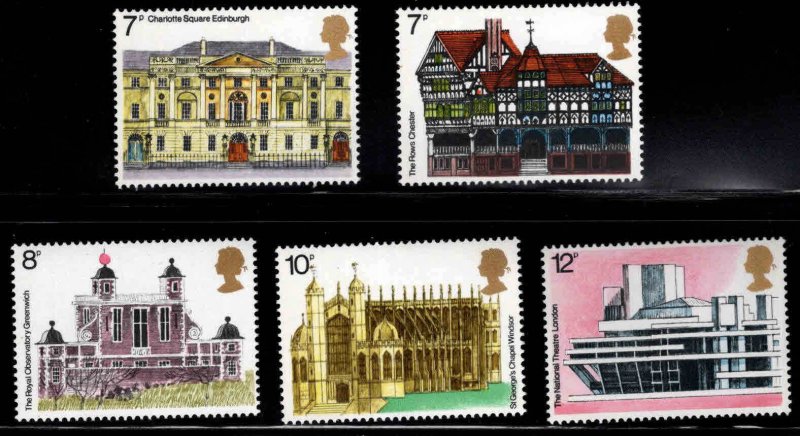 Great Britain Scott 740-744 MNH* set